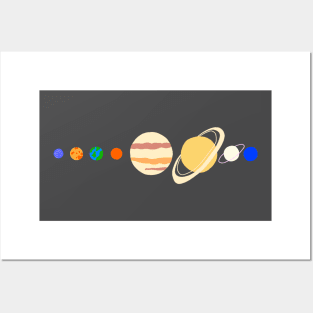 solar system Posters and Art